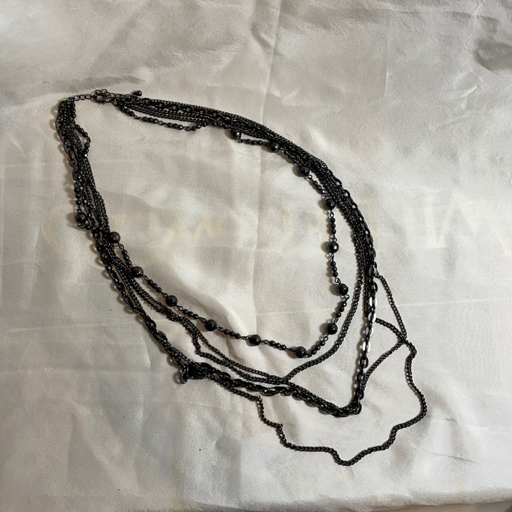 Layered necklace 🖤